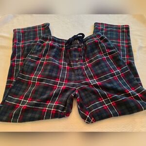 Lucky Brand Red and Green Sleepwear Pants EUC Men's Lg